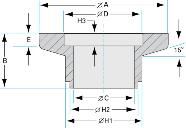 NW-Short-Weld-Neck-Flanges-Dia-B