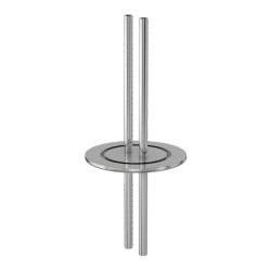 Dual Tube Liquid Feedthroughs
