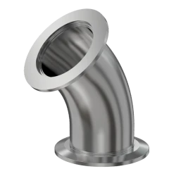 ISO-KF (NW) 45 degree radius elbow