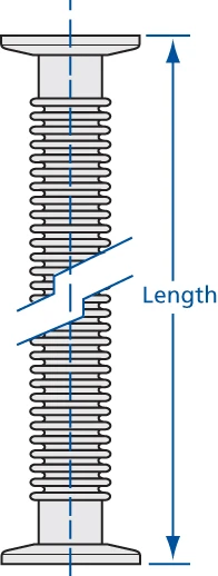 NW-Flexible-Stainless-Steel-Hose-Medium Wall-Dia